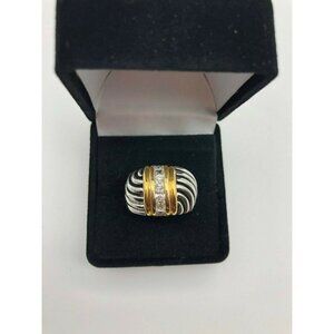 Gold & Silvertone Fashion Ring  Women's size 5-3/4